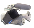 Camera monitor hoods