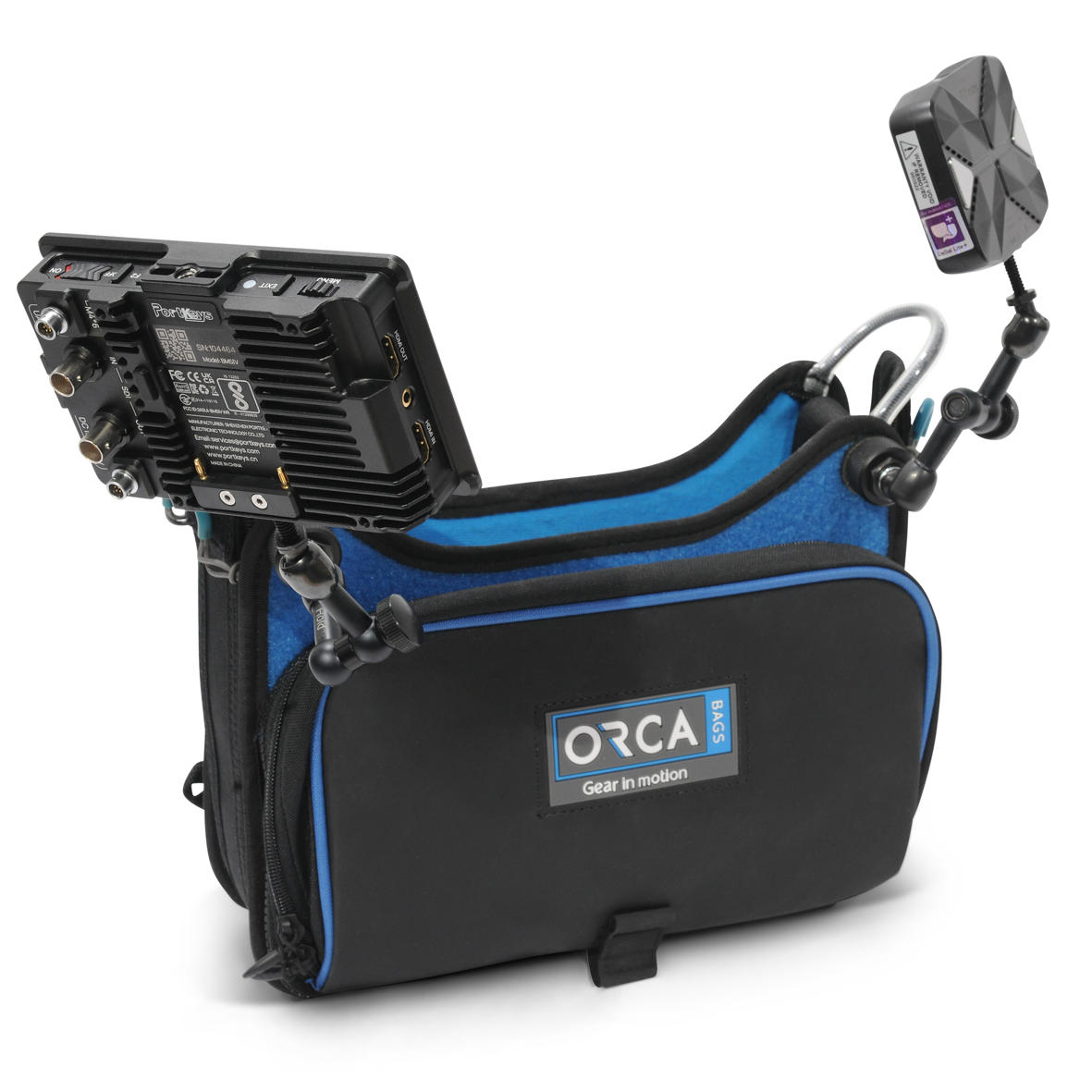 OR-153 light and screen front-1181x1181 Applications: Antennas, Field Monitors, Mobile Devices, Compact Lighting and more.